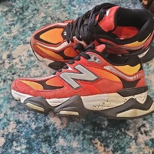 New Balance Kids Sneakers in Red, Orange, Yellow, Black